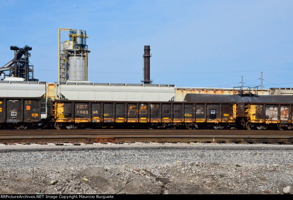 CSX Gondolas in the yard